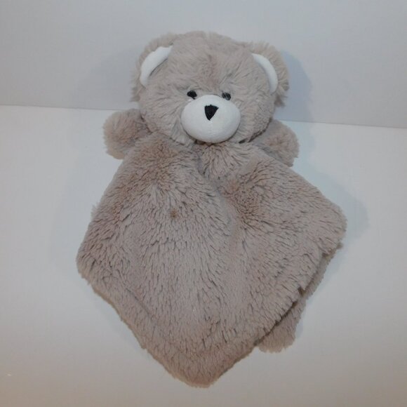 Manhattan Kids Cuddly Pal Brown Tan Teddy Bear Plush Security Blanket Baby Lovey - Picture 5 of 6